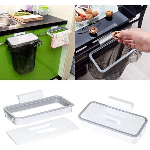 Portable Trash Bag Holder Hanging RV Trash Bag Holder Kitchen Trash Can Trash Bag Storage Rack With lid Suitable For Kitchen