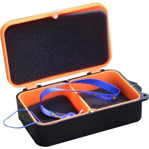 Portable Fishing Worm Box Earthworm Red Worm Fishing Bait Tackle Alive Lure Storage Case Box 2 Compartments Box