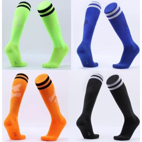 Professional Kids Mens Football Soccer Socks Sports Cycling Thicken Running Basketball Socks Non-slip Towel Socks Bike Stockings