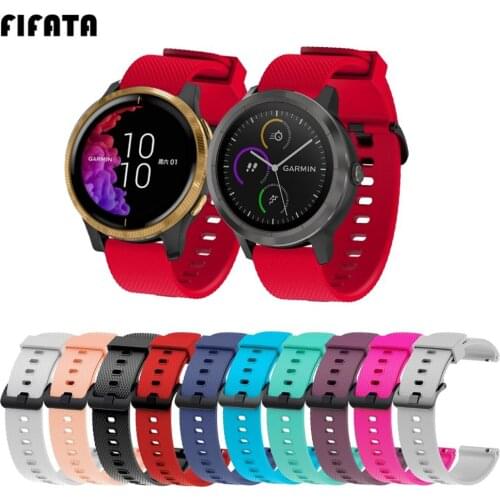 For Garmin Venu/Vivoactive 3 HR/245/645 Smart Watch Replacement Silicone Watch Strap For Huami Amazfit Bip/GTS 20MM Wristband