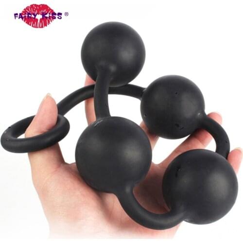 Anal Beads Large Silicone Butt Plug Intimate Balls Masturbator Anal Plug For Adults Erotic Toys Anal Dilator Sexo Toys For Woman
