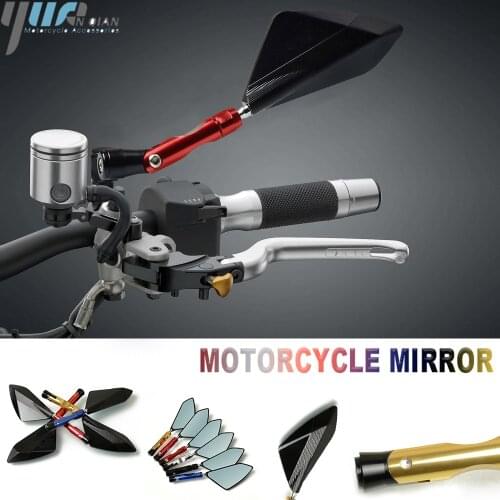 Universal Moto Accessories Rearview Mirror motorcycle Mirrors For SUZUKI Bandit 1250 Bandit 1250 TU250X M50 C90T Burgman 200 400