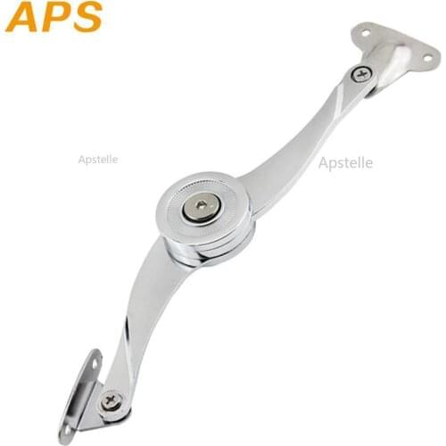 1pcs Hydraulic Randomly Stop Hinges Kitchen Cabinet Door Adjustable Polish Hinge Furniture Lift Up Flap Stay Support Hardware