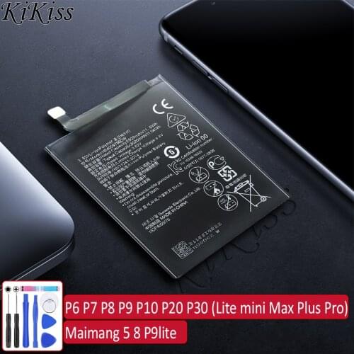 Battery For Huawei P6 P7 P8 P9 P10 P20 P30 (Lite mini Max Plus Pro 2017)/P6-U06 p6-c00 p6-T00 / Maimang 5 8 P9lite Batery+TOOL