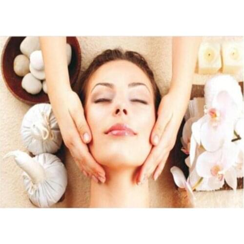 Diamond Embroidery DIY Diamond Painting Cross Stitch Kit "Thai Health Beauty Facial Relaxation Salon" Makeup Decoration WG2641