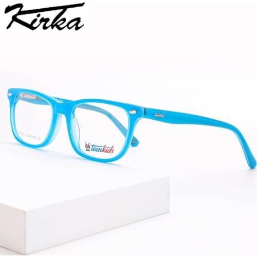 Kids Vintage Acetate Optical Glasses Frames Children Eye Glasses Frame for Girls Boys Kids Eyeglass Frames Green Kid Glasses