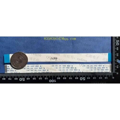 FFC cable 1.25 pitch-10pin-180mm-A same direction flexible flat cable ROHS customization is available