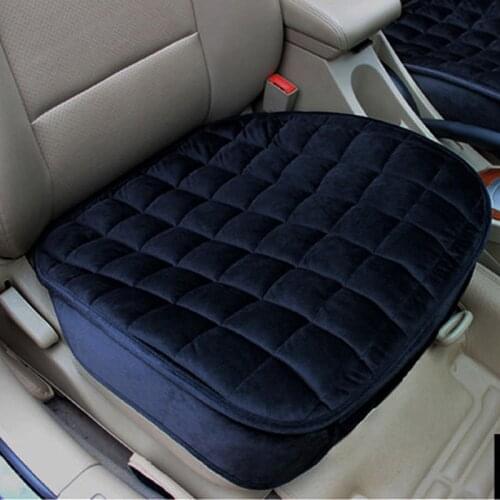 Flocking cloth not moves car seat cushions non slide auto cushion universal keep warm winter accessories cover E2 X25