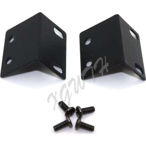 Metal Universal 1U 19" Rack ear Mounting Bracket for Wireless Receiver 19 inch Host Corner Bracket Accessories
