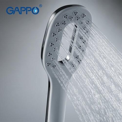 Gappo Bathroom hand shower bath shower Heads rain shower massager head ABS in chrome Plated water saving shower heads GA24