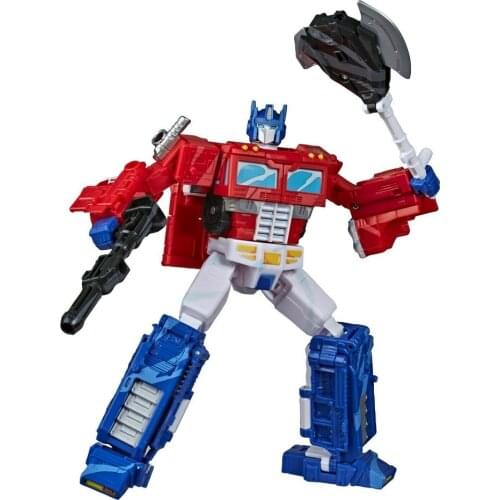 Siege War For Cybertron Voyager Red Car OP Robot 35th Anniversary Limited Animation Color Cartoon Version Classic Toys For Boys