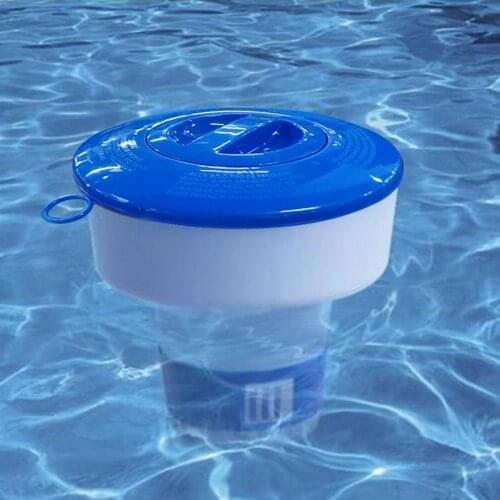 Swimming Pool Floating Chemical Chlorine Dispenser Swimming Pool Spa Tablet Auto-Supplier Floating Chlorine Dispenser Cleaning