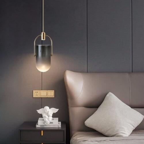 Pendant-Lights Hoop-Deco Glass-Ball Lustre Kitchen Nordic Modern Luxury Hotel Glod-Art