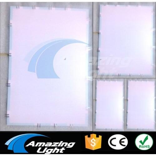 Cuttable Electroluminescent EL PANEL backlight sheet A3+A4+A5 size with DC12V inverter