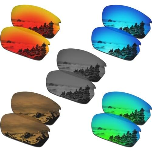 SmartVLT 5 Pairs Polarized Sunglasses Replacement Lenses for Oakley Carbon Shift - 5 Colors