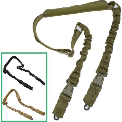 Tactical Adjustable Gun Sling 2 Point Military Shooting Shotgun Sling Shoulder Strap Rifle Sling Heavy Duty Hunting Gun Sling