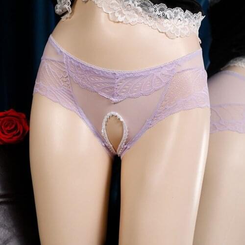 Crotchless G String Sissy Men Lace Panties Cock Thong Man Sexy Tranparent Underwear Sissy Erotic Lingerie Gay Sheer Mesh Briefs