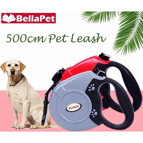 Retractable Dog Leash for Large Small Dogs Leash Rope Walking Running Traction Leashes for Dog Accessories 5 Meters Chihuahua