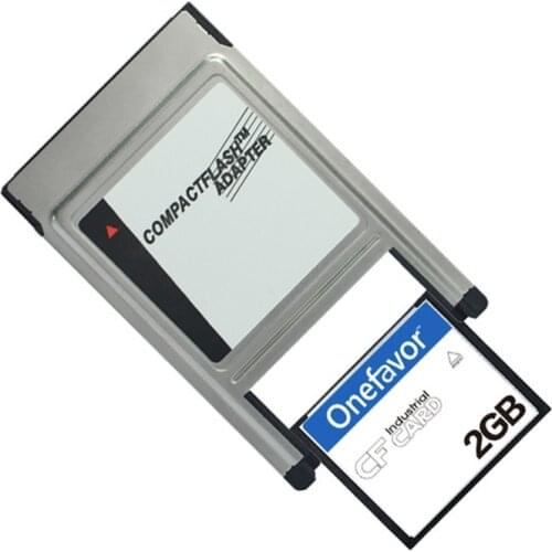 High quality SLC compact flash cf card to pcmcia 128MB 256MB 512MB 1GB 2GB for CNC IPC Numerical control machine Free shipping