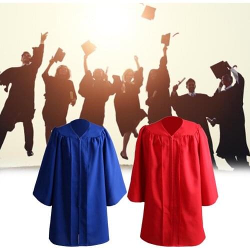 Adult Bachelor Robes+Hat Set University Graduation Gown Student High School Uniforms Class Team Wear Academic Dress