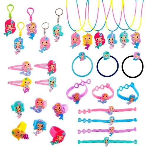 Little Mermaid Theme 1st Happy Birthday Party Decorations Kids Girl My First One Year Old Gift Baby Shower Favor Banner Supplies