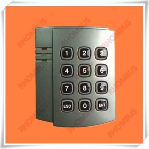 Weatherproof 13.56Mhz MF1 S50 keypad WG26/34 RFID Access Control Card READER