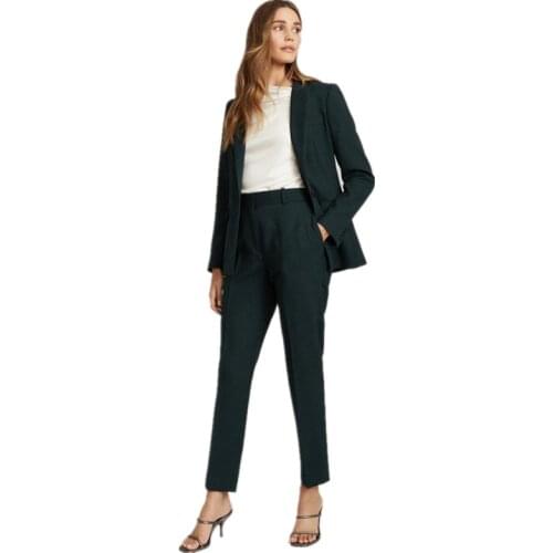 Women suits 2-pcs jacket+trousers women blazers set Women office lady casual professional wear woman pants suits женский костюм