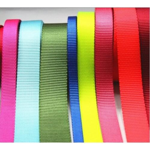 2 Meters/Lot 25mm Nylon Webbing Belt Bag Pet Dog Nylon Webbing For Knapsack Strapping Sewing Bag Dog Accessories