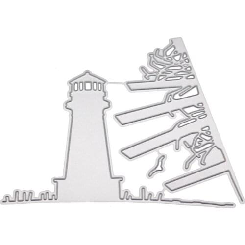 2019 New Lighthouse Metal Cutting Dies Stencil DIY Scrapbooking Album Stamp Paper Card Embossing Crafts Decor Handicrafts