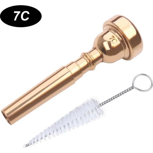 3C / 5C / 7C Trumpet Mouthpiece Metal Trumpet Accessory Cleaning Brush Trumpet Cleaning Kit