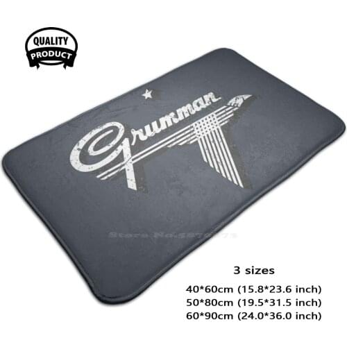 Grumman American Air Corporation Vintage Logo 3D Soft Non-Slip Mat Rug Carpet Foot Pad Grumman Air Corporation Logo American