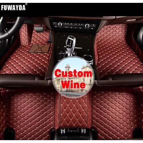 FUWAYDA Custom fit car floor mats made for BMW F10 F11 F15 F16 F20 F25 F30 F34 E60 E70 E90 1 3 4 5 7 GT X1 X3 X4 Good quality