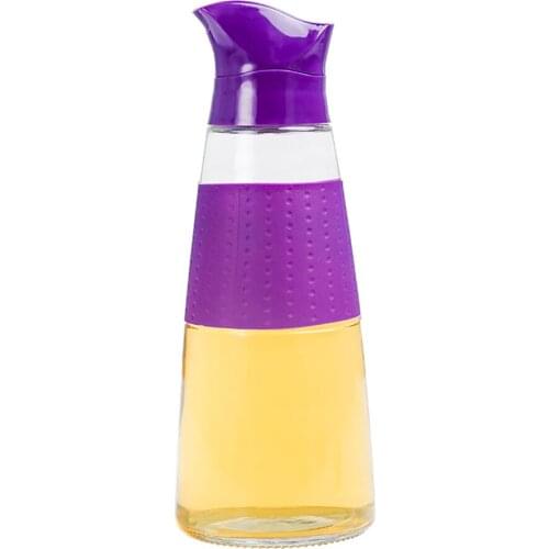 Automatic Olive Oil Bottle Dispenser Bottle Glass Storage Bottle Oil and Vinegar Container Creative Kitchen Tools