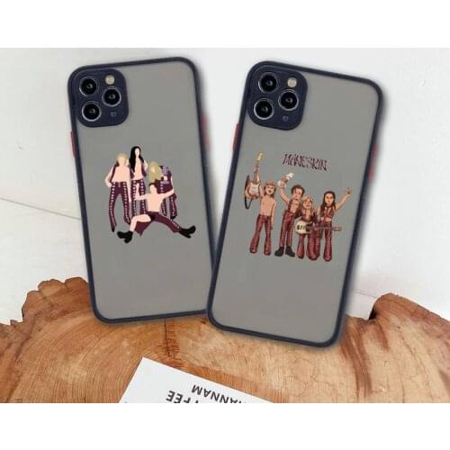 Maneskin-Damiano David Phone Case For iphone 12 11 Pro Max Mini XS 8 7 Plus X SE 2020 XR Matte Transparent Cover