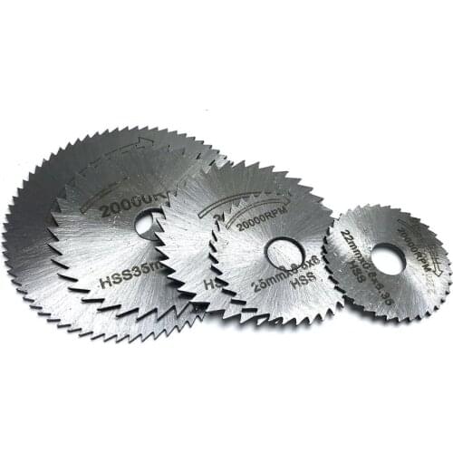 Circular Saw Blade High Speed Steel Cutting Disc Rotary Tool Accessories Compatialble Rotating Durable Quality Woodworking