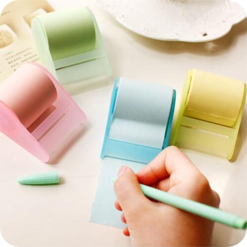 Candy colors stationery creative cute notes paper, Xpress convenient stickers, with tape seat, can tear the scrapbook H0072