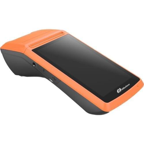 Chile SII e-BOLETA ticket printing PDA Android 8.1 Handheld POS Terminal With 58mm Thermal Receipt Printer