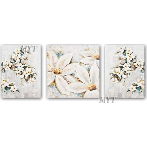 Handmade Hand-painted Paintings Knife Modern Flowers Abstract Painting On Canvas Wall Art Picture For Living Room Home Decor