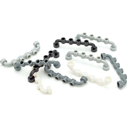 20PCS Building Blocks Technical MOC Parts 1x6 guardrail fence Assemble Particles Compatible With 6140 DIY Bricks Toys