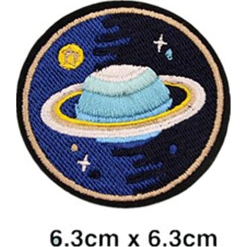 The Universe Space Embroidered Patches Iron On Embroidered Patch For Clothing Stick On Paste For Clothes Bag Pants