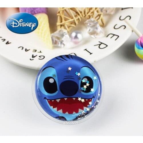 Disney Stitch Quicksand Bracket Cartoon Into The Oil Bag Airbag Bracket Patch Quicksand Mobile Phone Cartoon Lazy Bracket