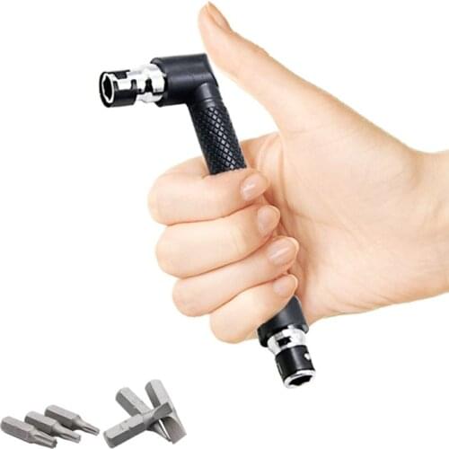 Mini 6.35mm L Shape Double Head Tube Wrench Hexagon Wrench for Screwdriver Tips Routine Utility Tool Wrench Set Repairing Tools