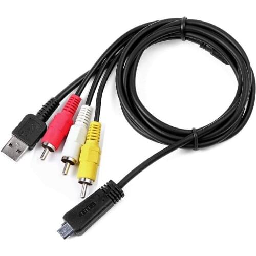 For VMC-MD3 VMCMD3 Sony USB & A/V Audio Video RCA DSC-HX9,DSC-HX9V,DSC-HX100,DSC-HX100V DSC-W350 Multi-Use Terminal Cable Cord