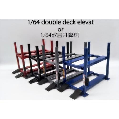 Model Car lift 1:64 1:43 1:24 1:18 double single deck elevator garage repair station stand for model vhicle static Not moveable