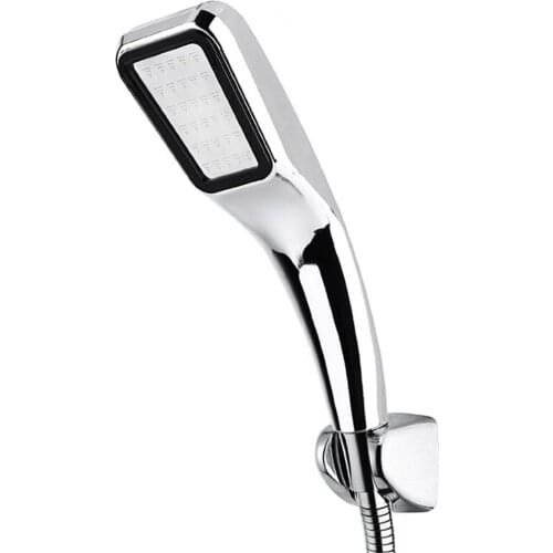 300 Holes Shower Head Water Saving One Key To Stop Water Nozzle High Pressure Rainfall Shower Head Hand Shower Bathroom Supplies