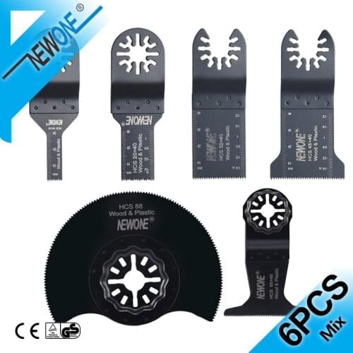 NEWONE HCS Starlock Oscillating Saw Blade Standard Quick-release Oscillating Multitool Renovator saw blades for wood/plastic cut