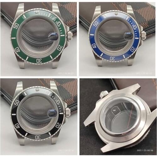 NH35A case Green luminous case ETA2824 case NH36A movement 316L stainless steel watch case