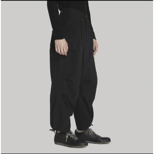 27-46 New mens clothing Fashion independent designer multi Bag Drawstring mens casual wear pants plus size costumes 27-45