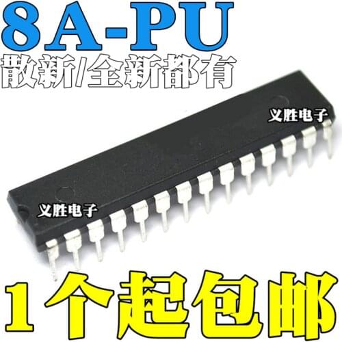 New and original ATMEGA8A-PU DIP28 AVR Single-chip 8-bit microcontroller chips AVR microcontroller chips, 8 bit micro - MCU c