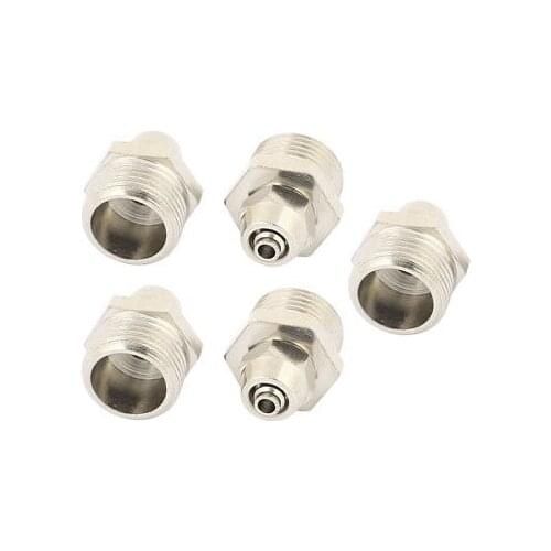 PC6-03 16mm Dia Push in Pneumatic Air Quick Connect Tube Fitting Coupler 5pcs